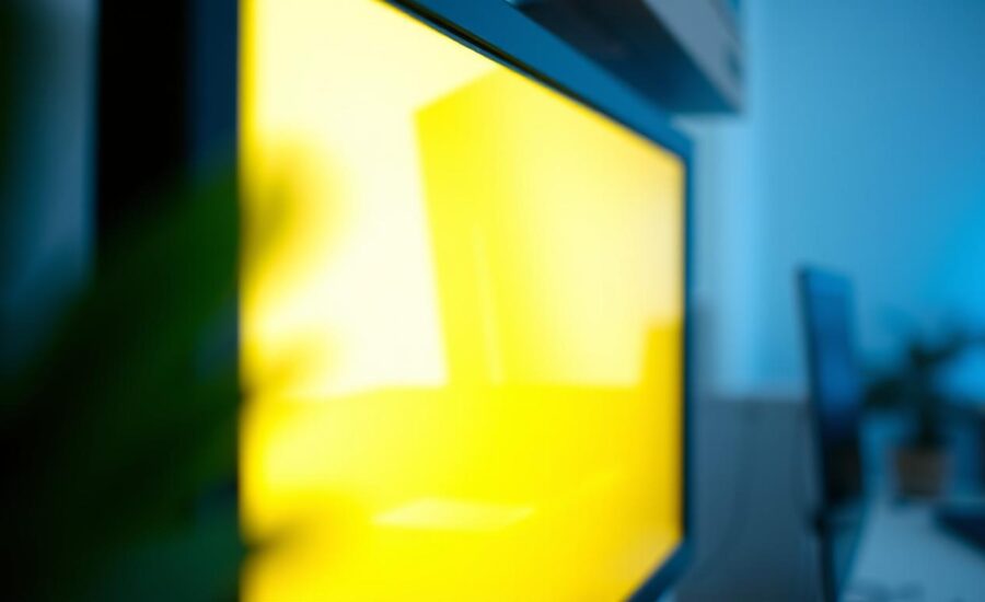 yellow screen tint