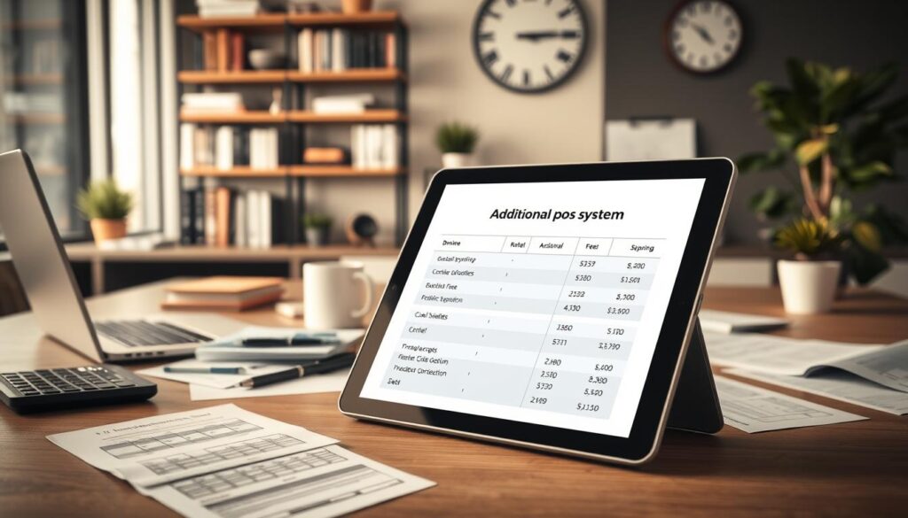 Additional POS system fees overview
