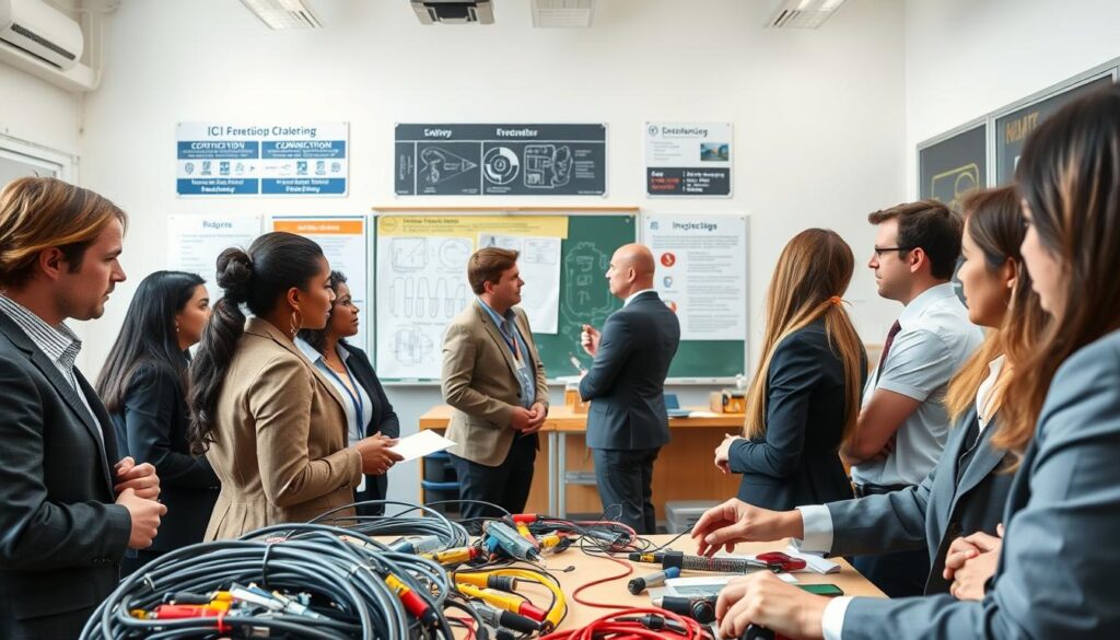 Education and training pathways for low voltage contractors
