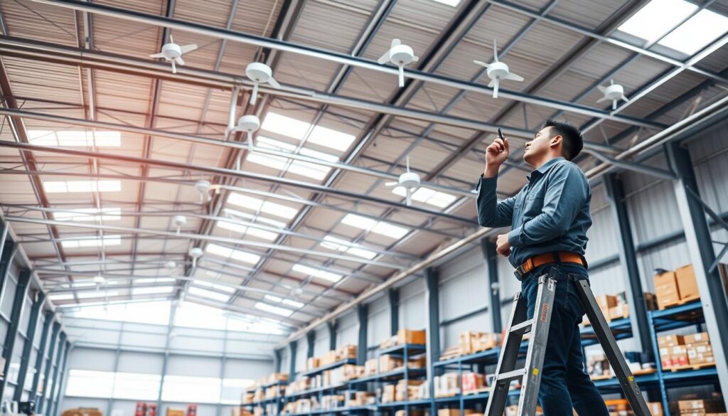Effective mounting and placement strategies for warehouse access points