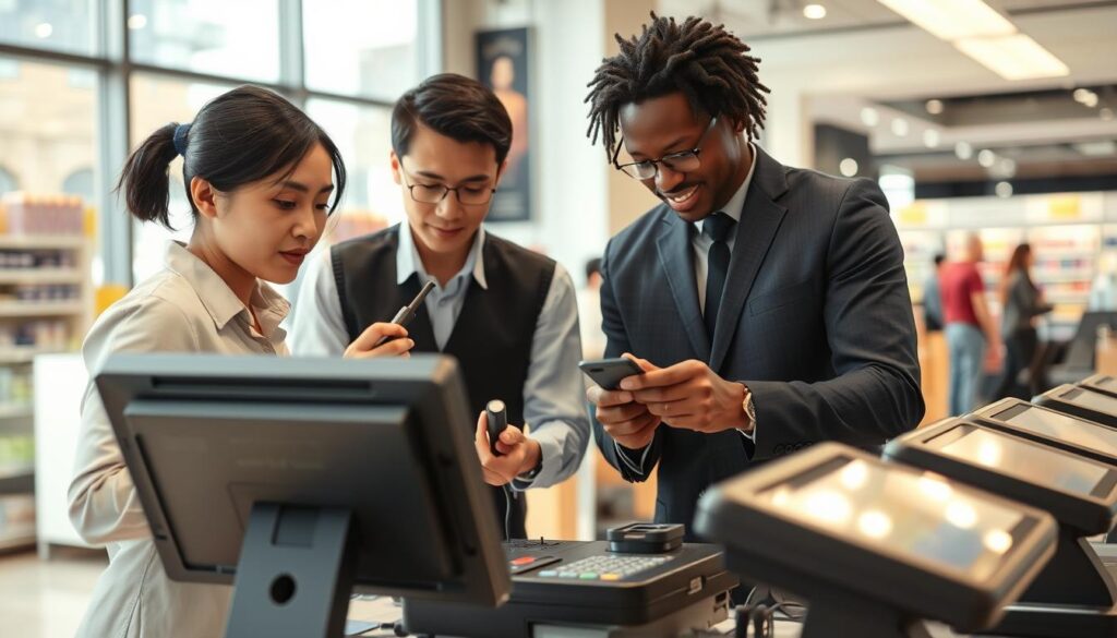 Expert team for POS system repair