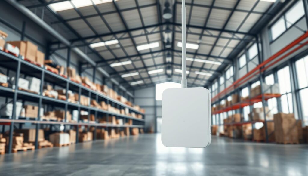 Long range access point for warehouse