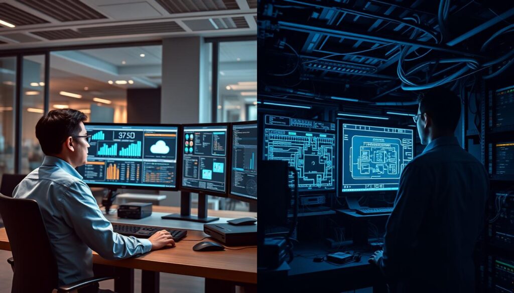 Managed Systems Administration vs Network Administration
