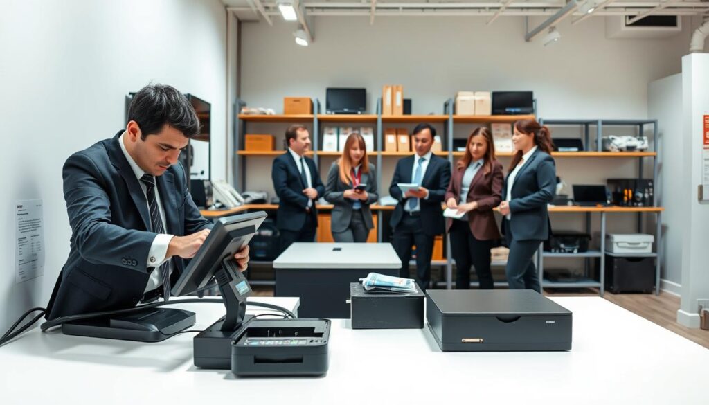 POS system installation process