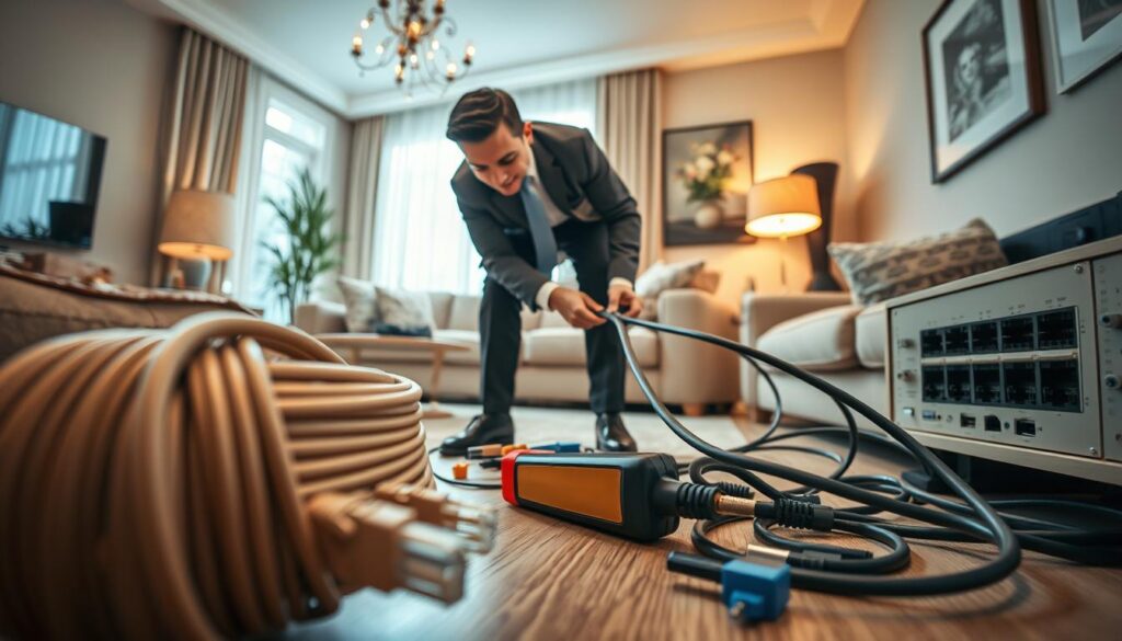 Routing Ethernet cables through your home