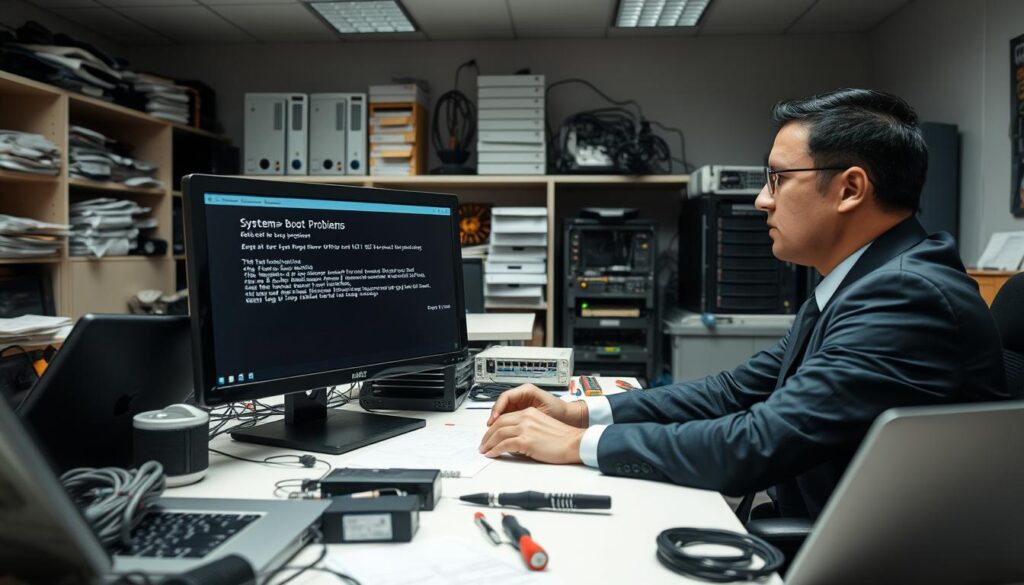 Troubleshooting system boot problems