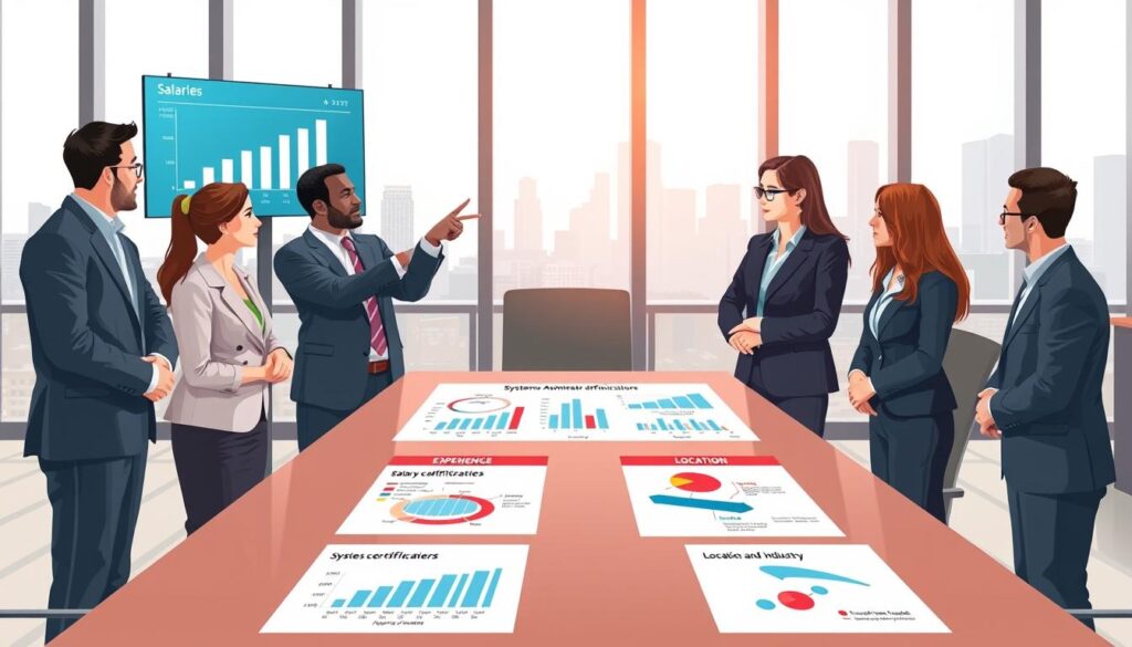 factors influencing systems administrator salary