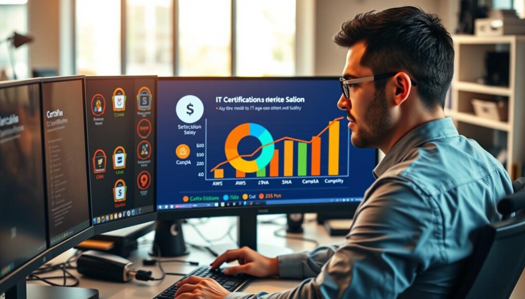 impact of certifications on systems administrator salary