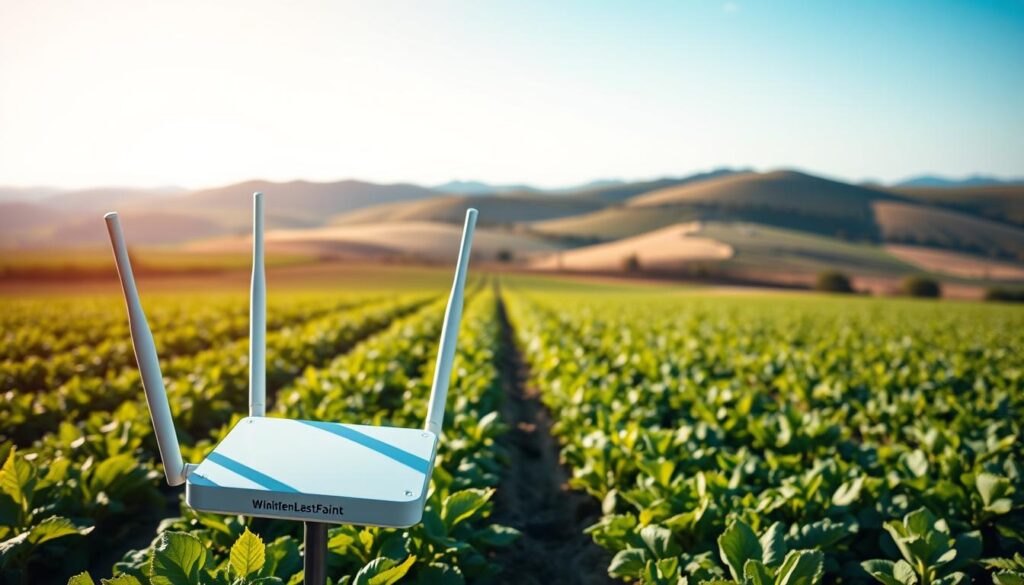 long range access point for farm networks