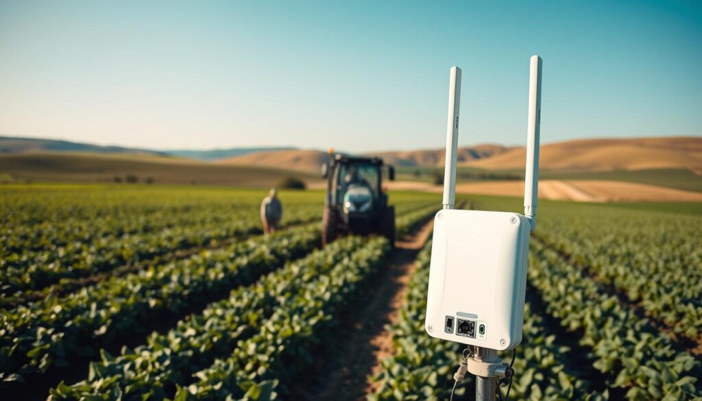 long range access point for farm networks