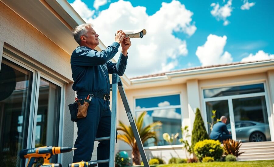 security camera installation service